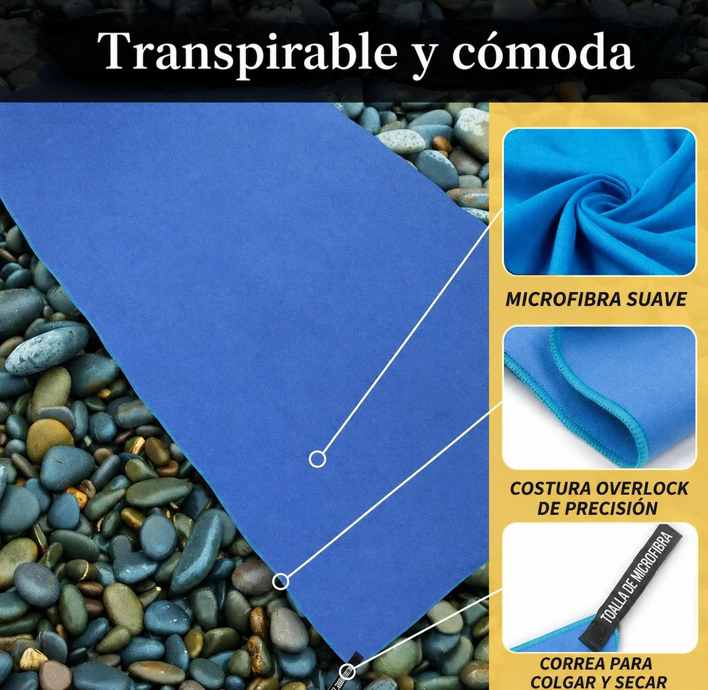 Toalla Deportiva NextRep™ Microfibra Ultra-Absorbente