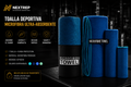 Toalla Deportiva NextRep™ Microfibra Ultra-Absorbente