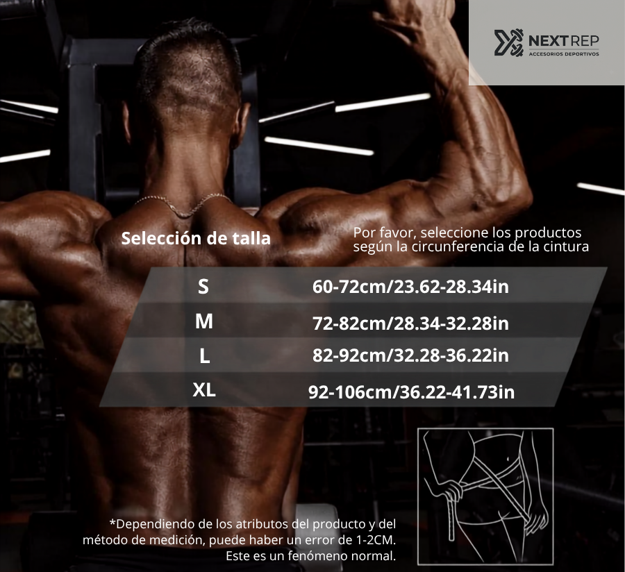 Cinturón de Levantamiento de Pesas Profesional | NextRep™
