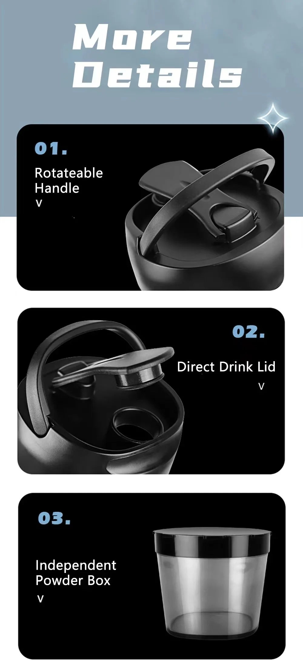 NEXTREP Mix™ | Shaker Eléctrico Recargable
